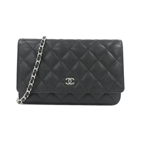 Chanel Timeless Classic Caviar Skin Wallet on Chain - Picture 1 of 9
